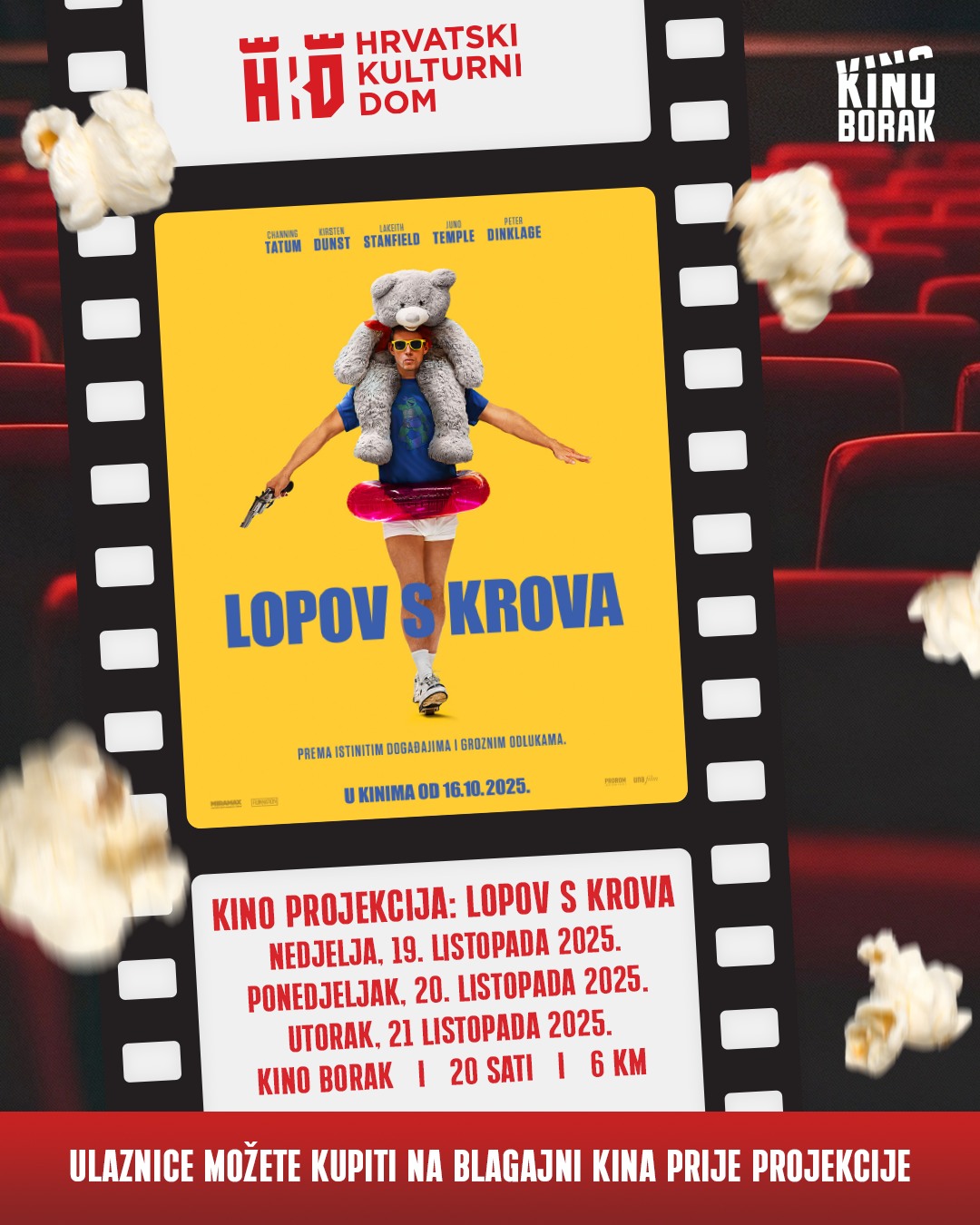 Plakat: Lopov s krova